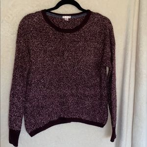 Xhilaration Marled Purple Sweater